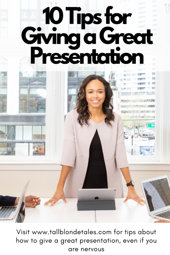 giving presentation meaning